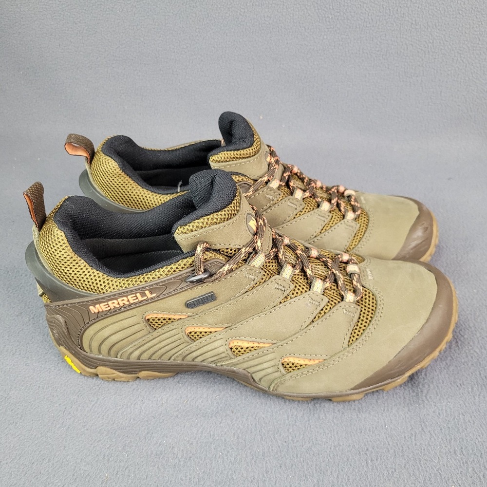 Merrell‎ Chameleon 7 GTX Gore-Tex Dusty Olive Hiking Shoes Womens 10 Vibram